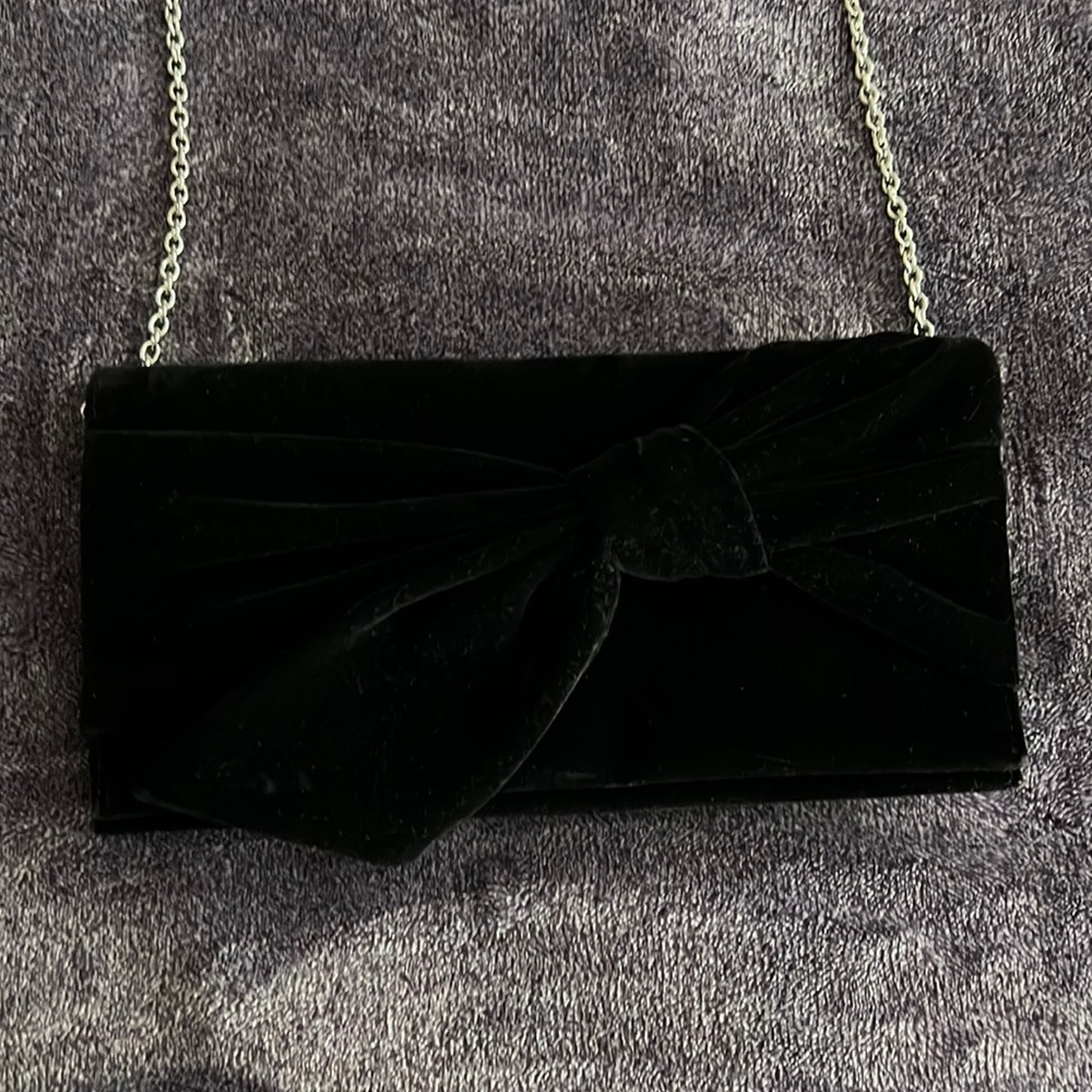Women’s velvet clutch or shoulder bag